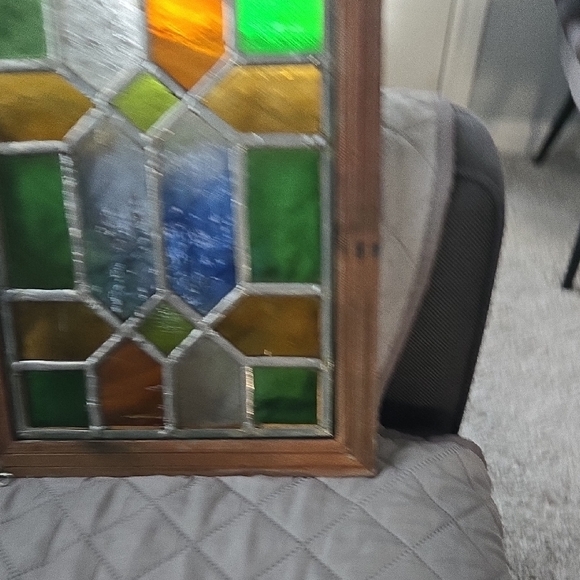Colorful Stained Glass Window Panel - Picture 4 of 6